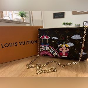 Louis Vuitton Brown Leather Limited Edition Bag